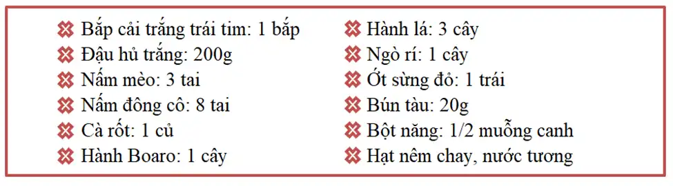 Bắp Cải Cuộn Kho Chay